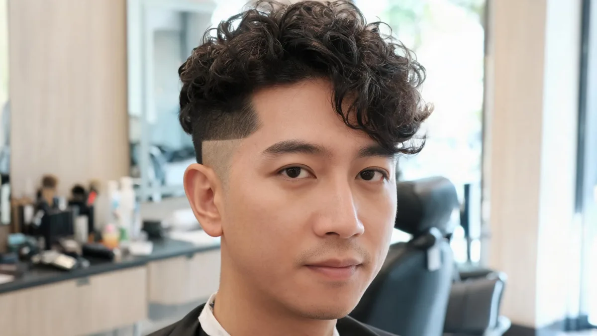 Men's Curly Hair Filter: Preview Curls Before a Barber Cut