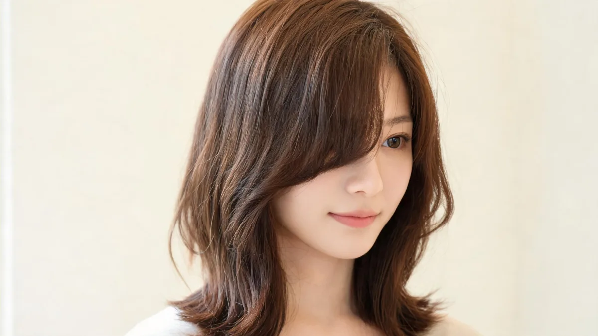 Side Bangs Filter: Compare a Side-Swept Fringe Before Cutting