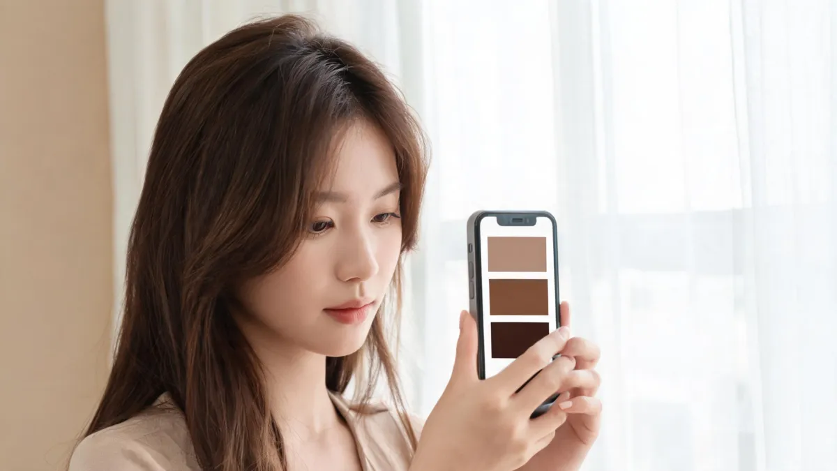 TikTok Hair Color Filter Before You Dye