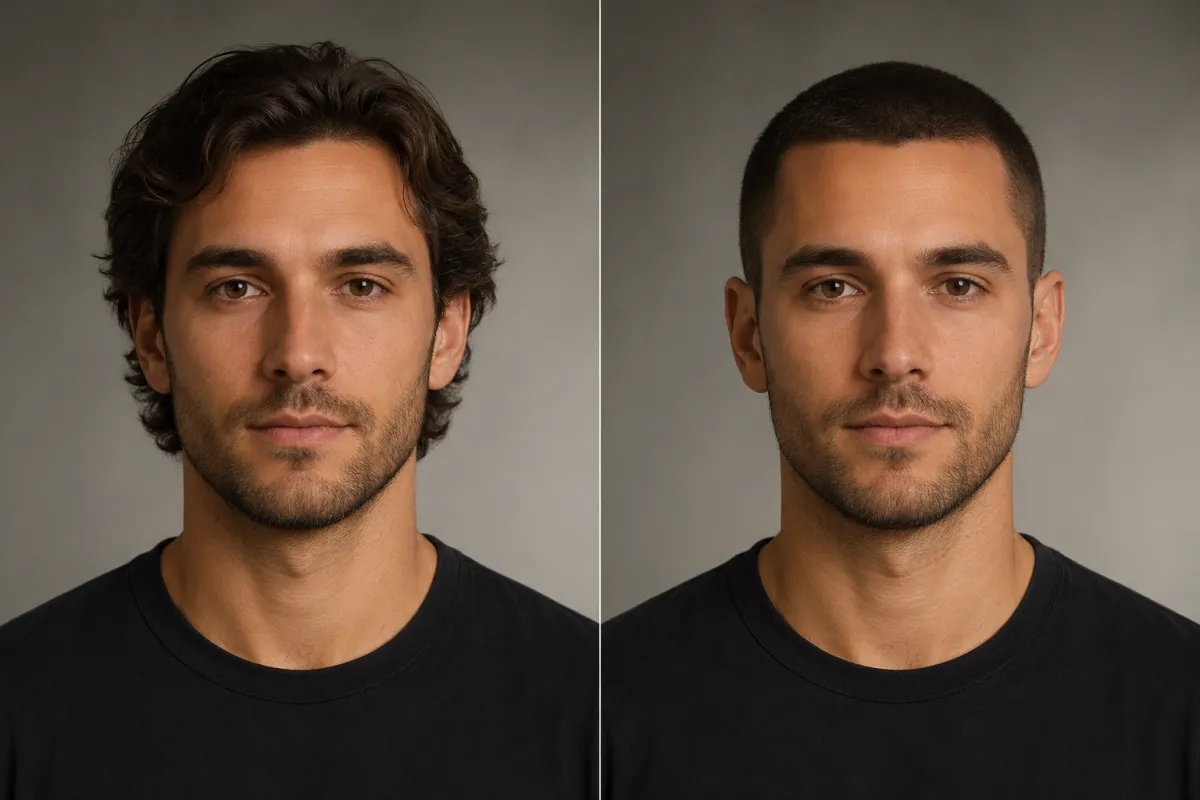 Buzz Cut Filter: See What You'd Look Like With a Buzz Cut (Free AI)