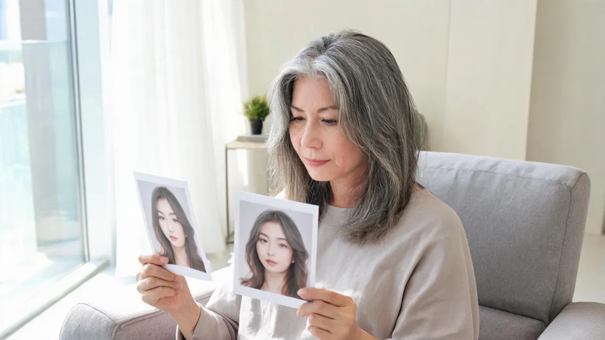 Grey Hair Photo Editor: Review a Natural Gray Blend