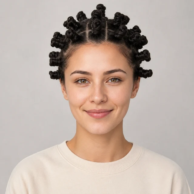 Bantu Knots hairstyle preview