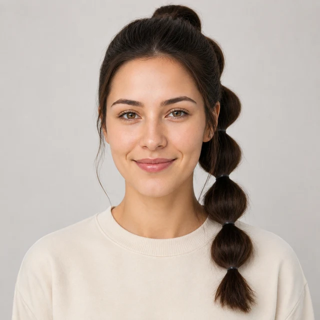 Bubble Ponytail hairstyle preview