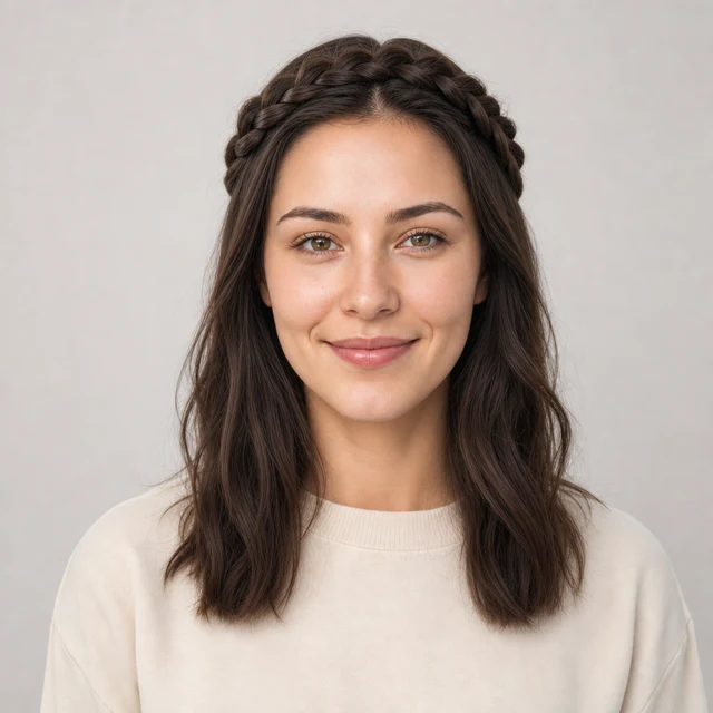 Halo Braid hairstyle preview