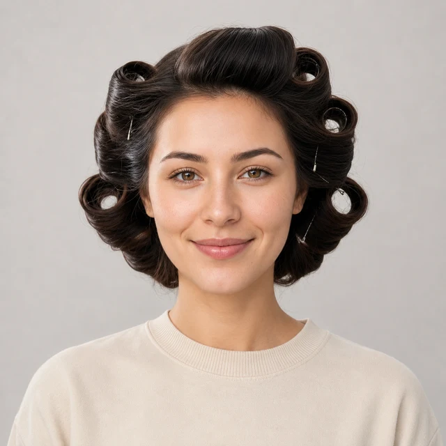 Pin Curls hairstyle preview