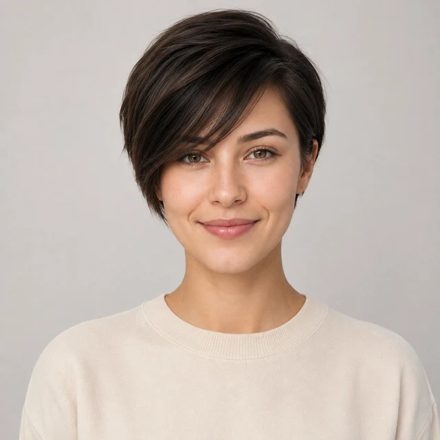 Sideswept Pixie hairstyle preview