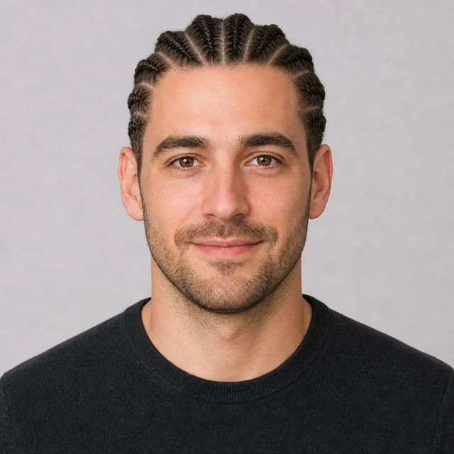 Cornrows hairstyle preview