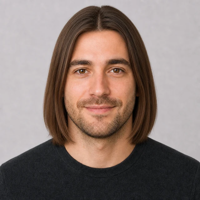 Straight hairstyle preview