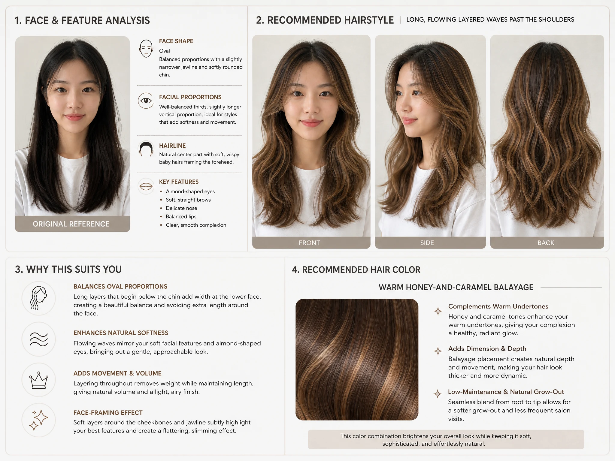 AIヘアレポートの見本プレビュー