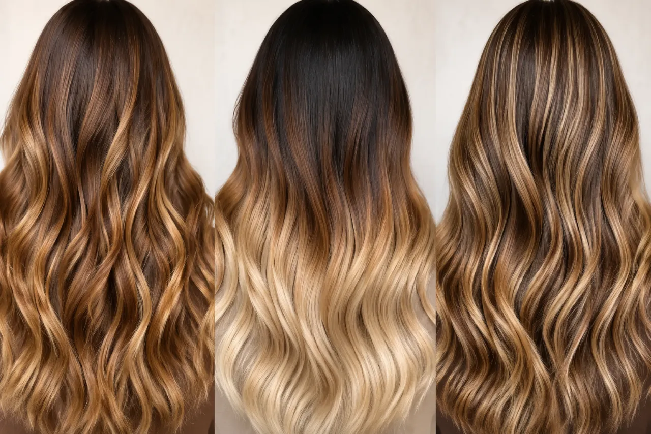 Balayage vs Ombre vs Highlights: The Real Difference