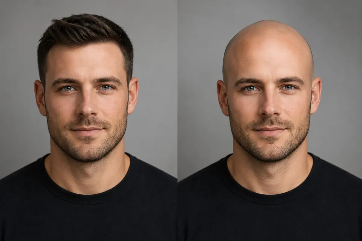 What Would I Look Like Bald? See It Free with an AI Bald Filter