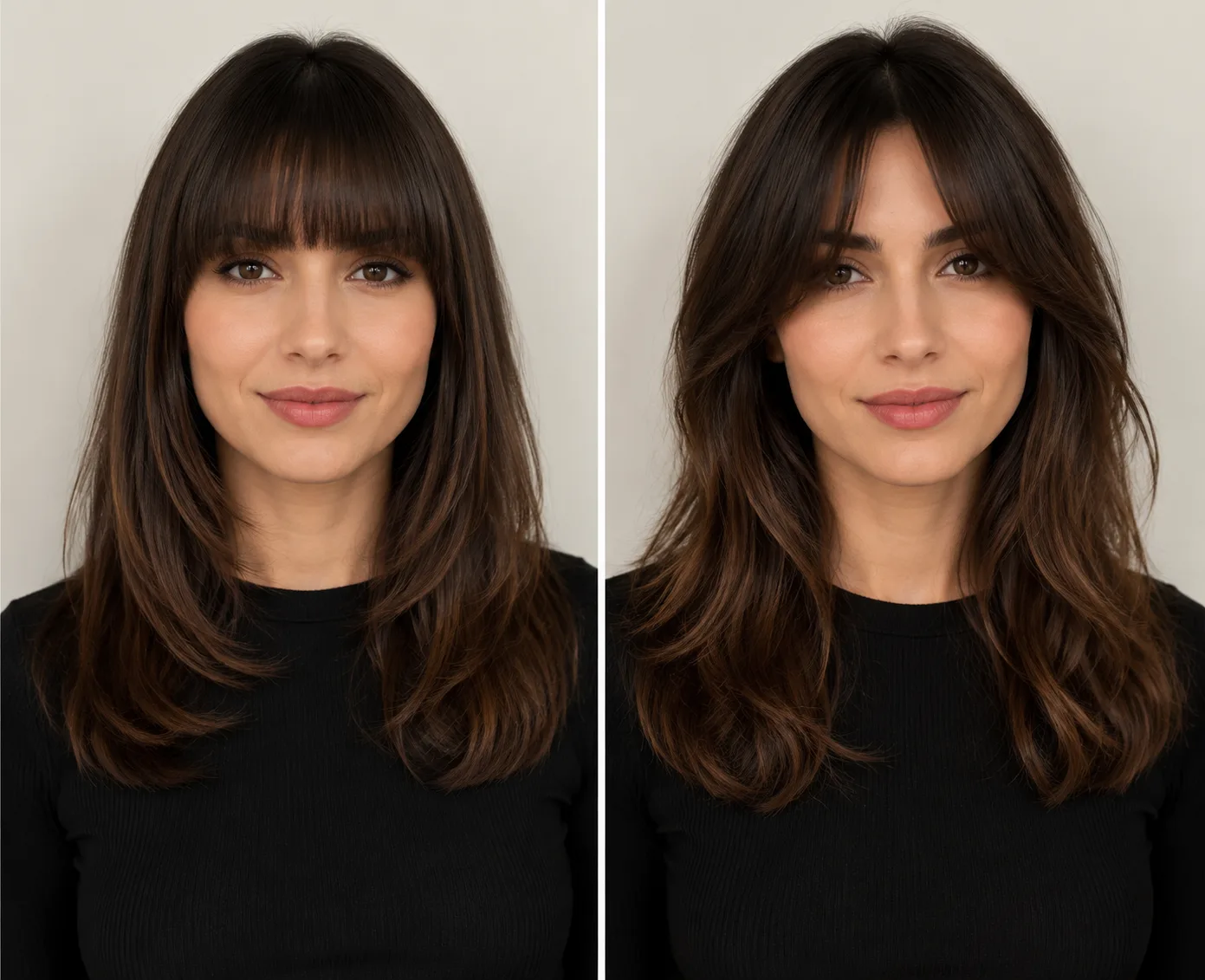 Blunt Bangs vs Curtain Bangs: Preview Both on Your Face