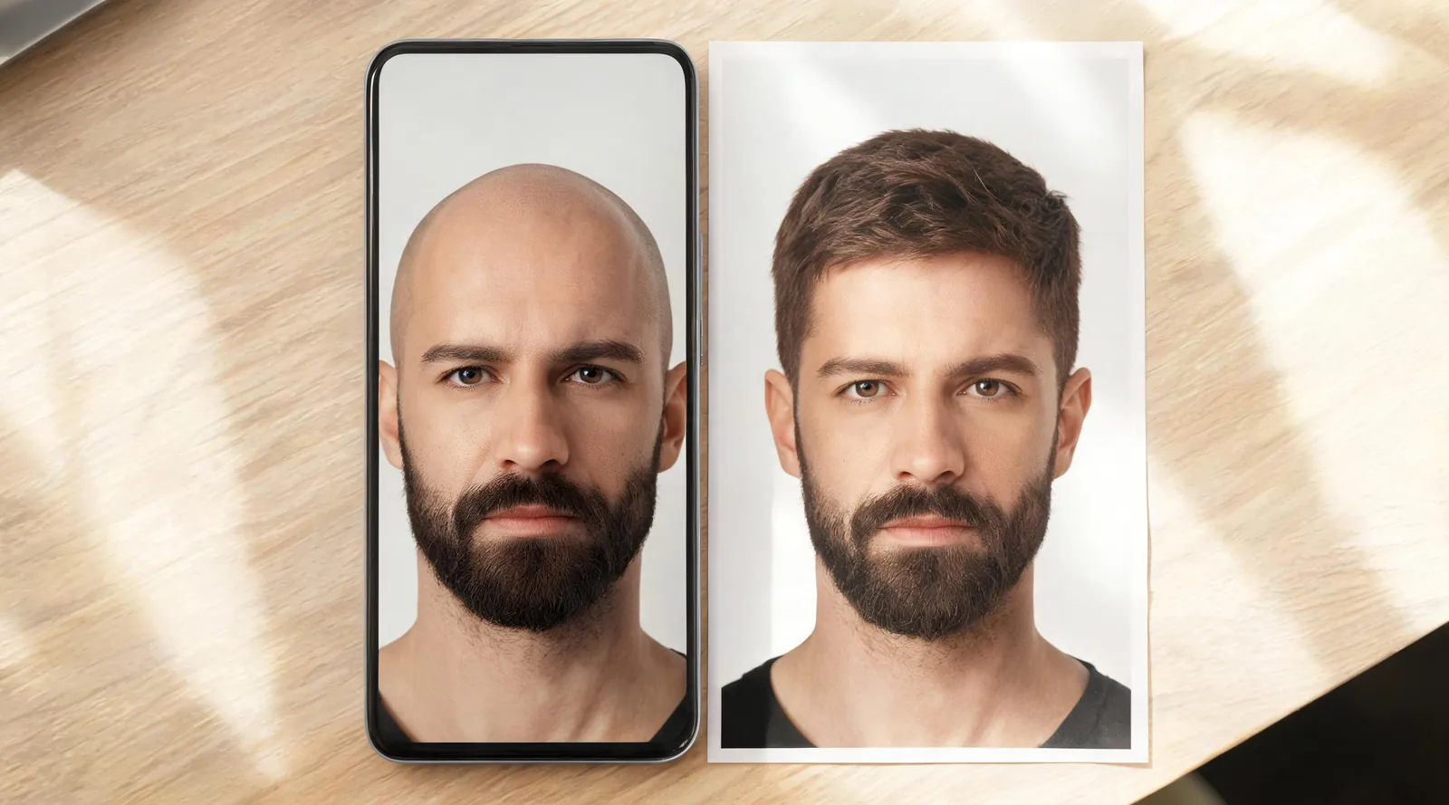 iPhone Bald Filter: Save a Full Preview from One Photo