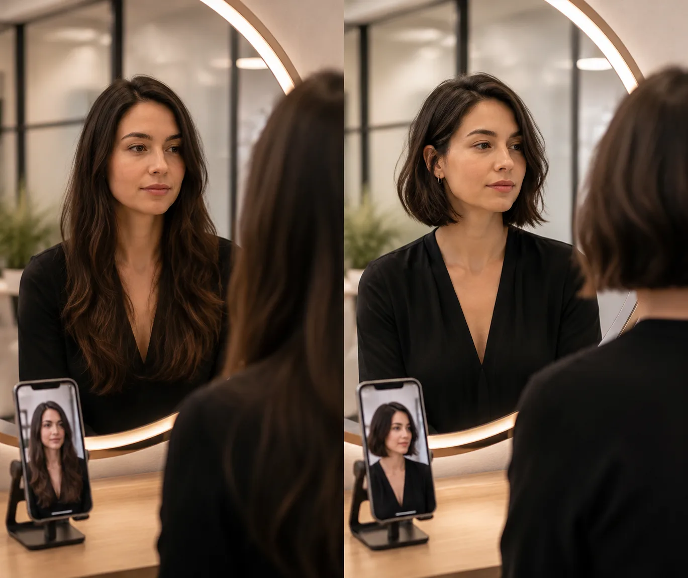 Long Hair to Short Hair: Preview the Change Before You Cut