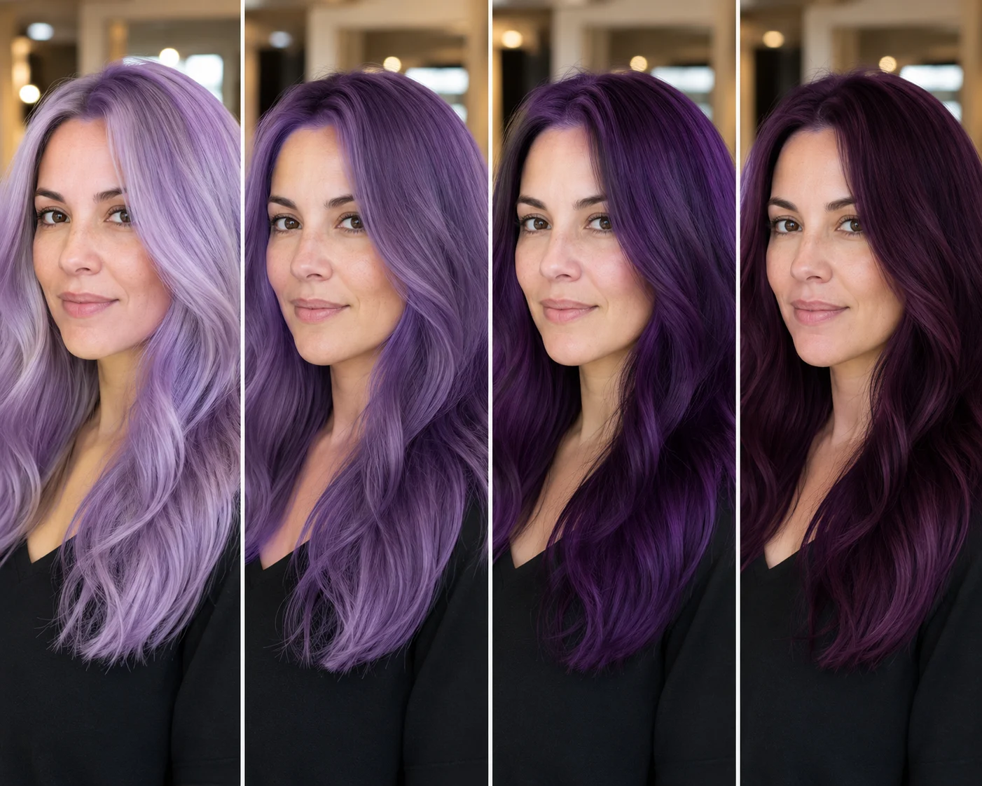 Purple Hair Filter: Preview Fantasy Hair Colors Safely