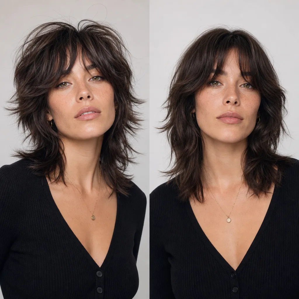 Wolf Cut vs Shag: Preview the Difference Before Cutting