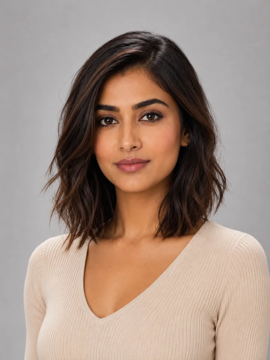 Before and after: Long → short lob, the same person generated from one photo